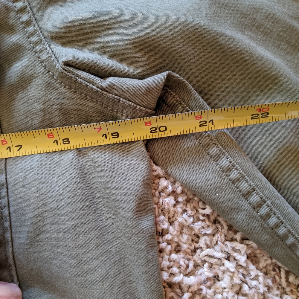Sanctuary Green Shacket Four Pocket Button Down - Picture 7 of 11